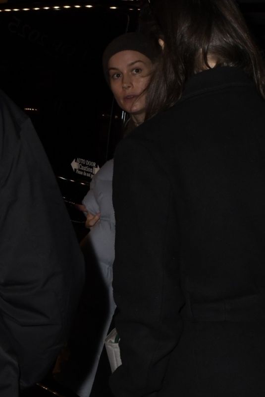 BRIE LARSON Arrives at a Theatre in London 02/25/2025