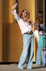 BROOKS NADER at a Photoshoot on Sunset Boulevard 02/11/2025