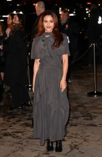 CAMILA MENDES Arrives at Burberry Show at London Fashion Week 02/24/2025