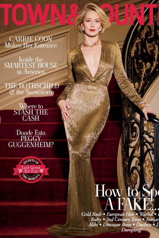 CARRIE COON in Town & Country Magazine, February 2025