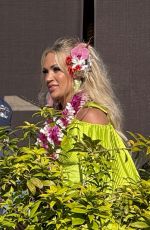 CARRIE UNDERWOOD as an American Idol Judge Filming at Aulani Resort and Spa in Hawaii 02/12/2025