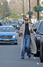 CAT DEELEY Out on St John Wood High Street in London 02/19/2025