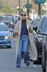 CAT DEELEY Out on St John Wood High Street in London 02/19/2025
