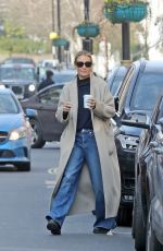 CAT DEELEY Out on St John Wood High Street in London 02/19/2025