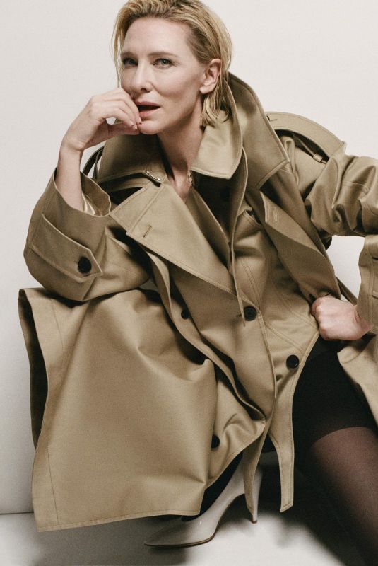 CATE BLACNHETT for Net-A-Porter, February 2025