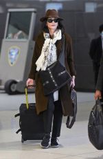 CATHERINE ZETA JONES Arrives at JFK Airport in New York City 02/04/2025