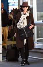 CATHERINE ZETA JONES Arrives at JFK Airport in New York City 02/04/2025
