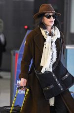 CATHERINE ZETA JONES Arrives at JFK Airport in New York City 02/04/2025