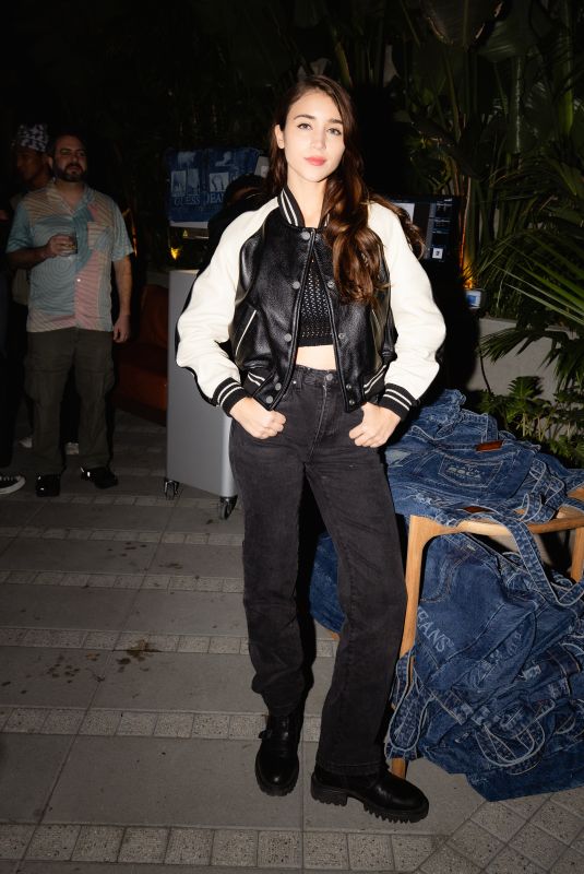 CAYLEE COWAN at Flaunt, Moca and Guess Jeans Celebrates Moca Focus Exhibition Series During Frieze Week in Los Angeles 02/19/2025