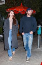 CAYLEE COWAN Enjoying a Night Out at The Bird Streets Club in West Hollywood 02/01/2025
