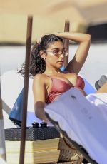 CHANTEL JEFFRIES in Bikini at The Setai in Miami Beach 02/05/2025