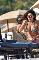CHANTEL JEFFRIES in Bikini on the Beach in Miami 02/03/2025