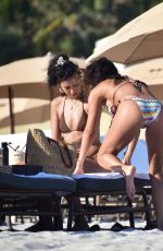 CHANTEL JEFFRIES in Bikini on the Beach in Miami 02/03/2025