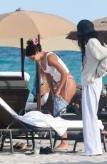 CHANTEL JEFFRIES Out at a Beach with Friends in Miami Beach 02/11/2025