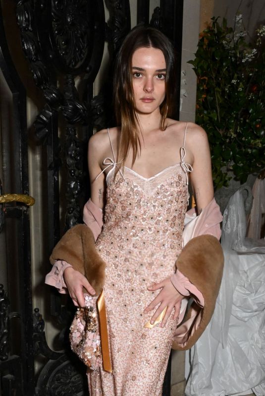 CHARLOTTE LAWRENCE at LoveShackFancy AW25 Presentation and Party at Fashion Week in New York 02/11/2025