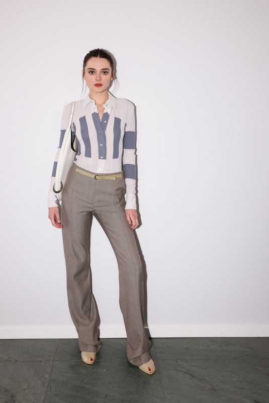 CHARLOTTE LAWRENCE at Tory Burch FW 2025 Fashion Show in New York 02/10/2025