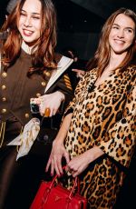 CHLOE EAST and DIANA SILVERS at Prada Cocktail Party at Prada SoHo in New York 02/06/2025