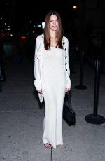 CHLOE EAST at Khaite Fashion Show at NYFW in New York City 02/08/2025