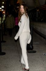 CHLOE EAST at Khaite Fashion Show at NYFW in New York City 02/08/2025