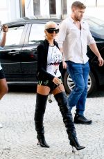 CHRISTINA AGUILERA Greets Fans at Copacabana Palace in Rio de Janeiro 02/05/2025