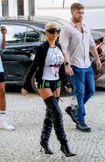 CHRISTINA AGUILERA Greets Fans at Copacabana Palace in Rio de Janeiro 02/05/2025