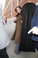 CHRISTINA RICCI Leaves Drew Barrymore Show in New York City 02/05/2025