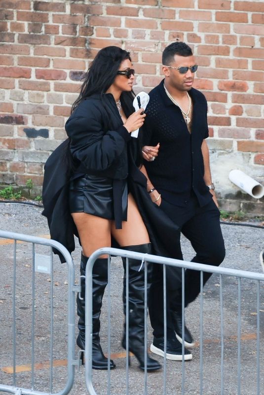 CIARA and Russell Wilson Arrives at 2025 Fanatics Super Bowl Party in New Orleans 02/08/2025