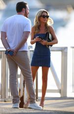 COURTENEY COX and COCO ARQUETTE at a Wedding on a Super Yacht in Sydney 02/19/2025