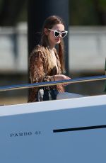 COURTENEY COX and COCO ARQUETTE at a Wedding on a Super Yacht in Sydney 02/19/2025