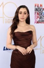 CRISTIN MILIOTI at 2025 Film Independent Spirit Awards in Santa Monica 02/22/2025