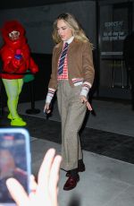 CVARA DELEVINGNE Leaves Thom Browne Fashion Show at Fashion Week in New York 02/11/2025