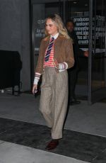 CVARA DELEVINGNE Leaves Thom Browne Fashion Show at Fashion Week in New York 02/11/2025