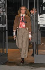 CVARA DELEVINGNE Leaves Thom Browne Fashion Show at Fashion Week in New York 02/11/2025