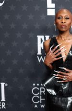 CYNTHIA ERIVO at 30th Annual Critics Choice Awards in Santa Monica 02/07/2025