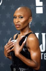 CYNTHIA ERIVO at 30th Annual Critics Choice Awards in Santa Monica 02/07/2025