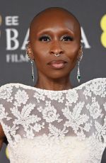 CYNTHIA ERIVO at EE BAFTA Film Awards 2025 in London 02/16/2025