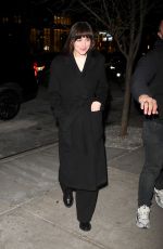 DAKOTA JOHNSON and Dan Levy Leaves Dinner at Via Carota in New York City 02/23/2025