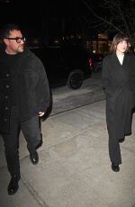DAKOTA JOHNSON and Dan Levy Leaves Dinner at Via Carota in New York City 02/23/2025