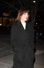DAKOTA JOHNSON and Dan Levy Leaves Dinner at Via Carota in New York City 02/23/2025