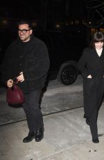 DAKOTA JOHNSON and Dan Levy Leaves Dinner at Via Carota in New York City 02/23/2025
