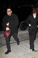 DAKOTA JOHNSON and Dan Levy Leaves Dinner at Via Carota in New York City 02/23/2025