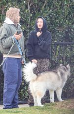 DELILAH HAMLIN Out with a Friend in Los Angeles 02/04/2025