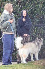 DELILAH HAMLIN Out with a Friend in Los Angeles 02/04/2025