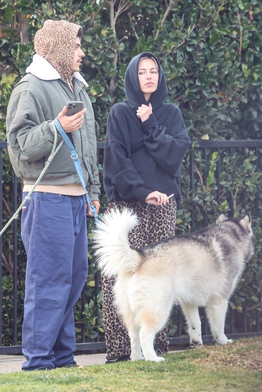 DELILAH HAMLIN Out with a Friend in Los Angeles 02/04/2025