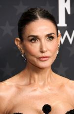 DEMI MOORE at 30th Annual Critics Choice Awards in Santa Monica 02/07/2025