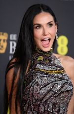 DEMI MOORE at EE BAFTA Film Awards 2025 in London 02/16/2025