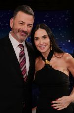 DEMI MOORE at Jimmy Kimmel Live 02/04/2025