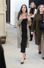 DEMI MOORE Out with Her Dog Pilaf in Santa Barbara 02/09/2025