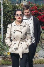 DITA VON TEESE and Adam Rajcevich Out for Lunch with Friends at All Time Diner in Los Feliz 02/19/2025