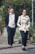 DITA VON TEESE and Adam Rajcevich Out for Lunch with Friends at All Time Diner in Los Feliz 02/19/2025